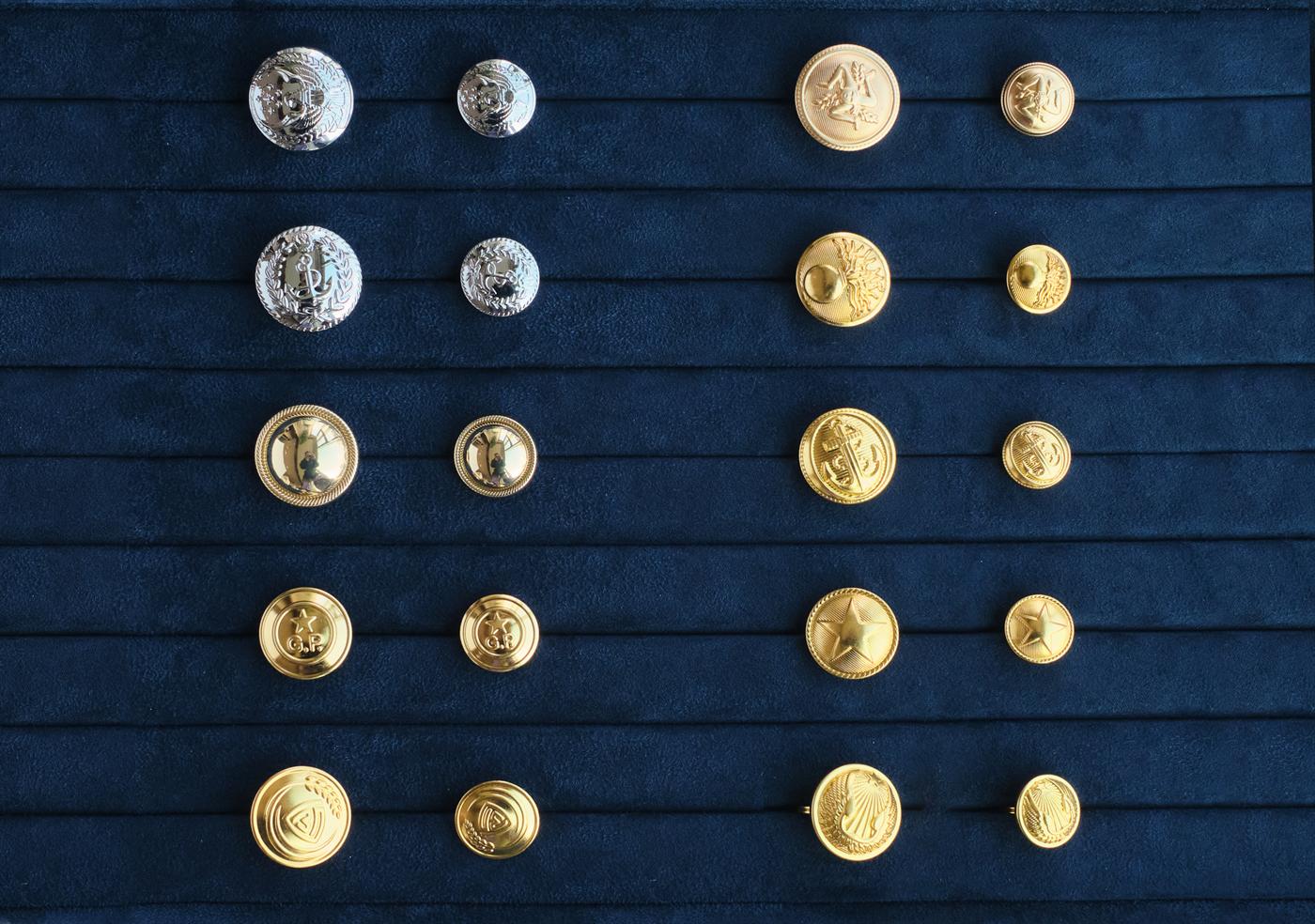 Matched buttons demonstrating consistency and replacement control